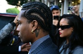 Rihanna and Rakim Mayers aka A$AP Rocky left the Los Angeles court shortly after the verdict was read 