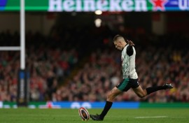 Ireland's Sam Prendergast on target against Wales 