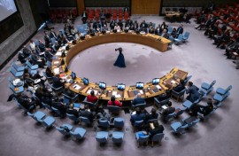 The United States will submit a draft resolution on the conflict in Ukraine to a UN vote that makes several diversions from another text on the same topic that will be voted on by the UN General Assembly that same day