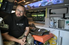 Frontline medic Vladyslav Chumachenko is already anticipating the next war