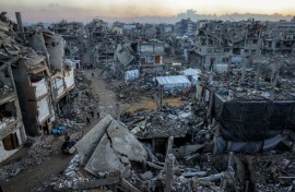 Arab leaders were gathering in Cairo Tuesday to settle on a reconstruction plan for the devastated Gaza Strip