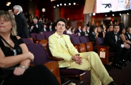 US-French actor Timothee Chalamet wore Givenchy to the Oscars 
