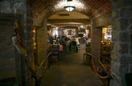 The Ethno House restaurant in Gracanica, an ethnic Serb enclave on the edge of the Kosovo capital Pristina