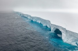 A23a in the waters off Antarctica (handout released by EYOS Expeditions in January 2024)