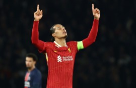 Virgil van Dijk said Liverpool still have work to do to eliminate Paris Saint-Germain