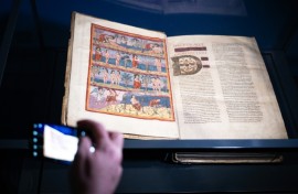The Moutier-Grandval Bible is one of the world's oldest surviving large-format illustrated Bibles