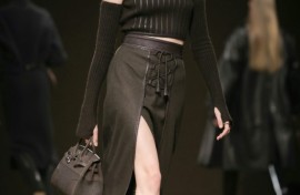The Hermes show featured fitted designs, in contrast to the oversized fits seen elsewhere
