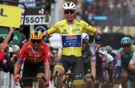 Tim Merlier will wear yellow again Tuesday after a second win on the Paris-Nice