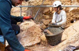 Palaeontologists unearthed the bones at the Sima del Elefante, or 'elephant pit' in northern Spain