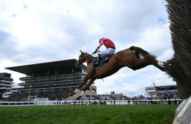 Jockey Sean O'Keeffe and Lecky Watson were the least favoured of the Willie Mullins runners in the Novices Chase but they took the honours