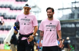 Lionel Messi and Luis Suarez were due to travel to Jamaica for Thursday's CONCACAF Champions Cup second-leg tie against Kingston's Cavalier