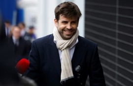 Gerard Pique arrives to testify at a court in Majadahonda on March 14, 2025