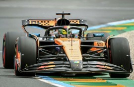 McLaren's Oscar Piastri topped third practice fot the Australian Grand Prix