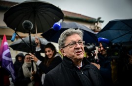 Jean-Luc Melenchon told an interviewer who pressed him on the issue to 'shut up'