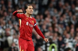Liverpool captain Virgil van Dijk is out of contract at the end of the season