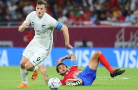 Chris Wood will hope to fire New Zealand to the World Cup