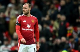 Christian Eriksen has made 27 appearances this season for Manchester United