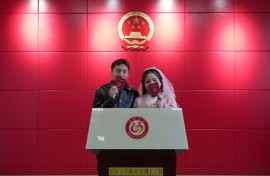 China saw marriages decline by one-fifth last year