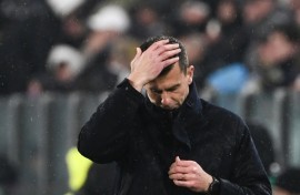 All over: Thiago Motta has been sacked as Juventus coach