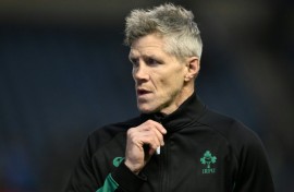 Simon Easterby was Ireland's interim head coach during the recent Six Nations