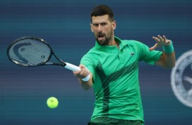 Novak Djokovic beat American Sebastian Korda in straight sets to reach the Miami Open semi-finals