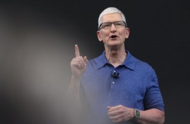 Apple CEO Tim Cook in June 2024 announces plans to incorporate AI into Apple software and hardware