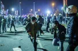 The massive protests rocking Turkey have descended into clashes with riot police