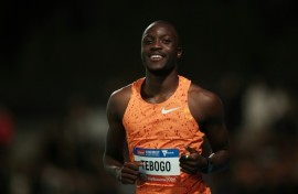 Letsile Tebogo stunned his American rivals to win the Olympic 200m gold medal last year