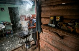 Many Cubans rely on wood or charcoal as fuel for heating and cooking