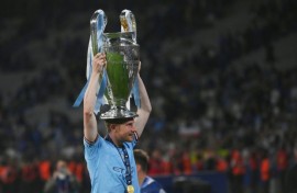 Kevin De Bruyne helped Man City win the Champions League for the first time in 2023