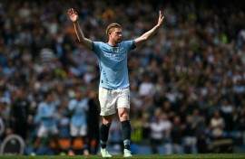 Kevin De Bruyne inspired Manchester City to a 5-2 win over Crystal Palace