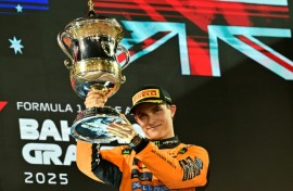 Job well done: Oscar Piastri was faultless in Bahrain