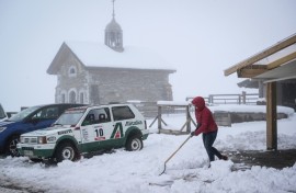 Snowfall in April is not unusual in the Alps but the quantity of snow has taken many residents by surprise