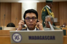 Macron will hold talks with Madagascar's President Andry Rajoelina