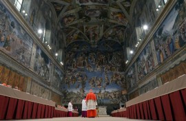 Conclaves to elect a new pope have been held in the Sistine Chapel at the Vatican since 1878