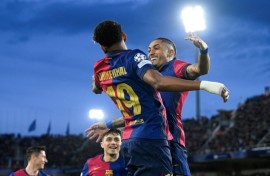 Barcelona's Brazilian forward Raphinha and Lamine Yamal have been decisive for the Catalan giants this season