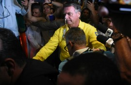 Former Brazilian President Jair Bolsonaro was hospitalized after suffering severe pain related to injuries he suffered in a 2018 stabbing attack