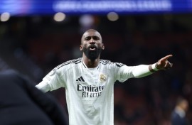 Real Madrid's German defender Antonio Ruediger