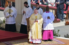 Cardinal Pietro Parolin (C) played a key role in mediating a thaw between the United States and Cuba, as well as making a key Vatican agreement with China