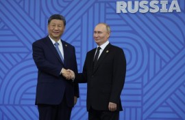 The visit by Chinese President Xi Jinping to see Russian counterpart Vladimir Putin coincides with tensions with the United States over trade and Ukraine