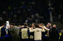 Simone Inzaghi (C) has guided Inter Milan to the Champions League final