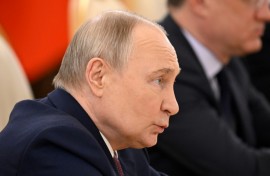 The commemoration is Putin's fourth since sending troops into Ukraine