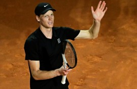 Italy's Jannik Sinner is building towards the French Open on clay in Rome