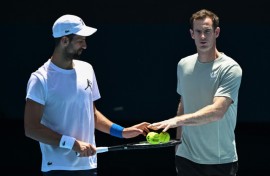 Andy Murray has been Novak Djokovic's coach since last November