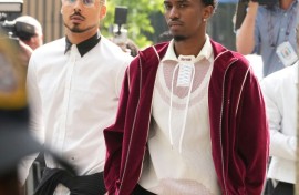 Sean "Diddy" Combs's son, King Combs (R), and his stepson, Quincy Brown attended their father's sex trafficking trial in New York City