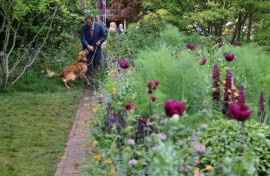 Brick paths have been inscribed with the names of Monty Don's dogs as well as those of canine-lovers Charles III and Queen Camilla