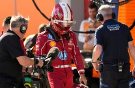 Charles Leclerc starts from sixth on the grid in Imola along with Ferrari teammate Lewis Hamilton