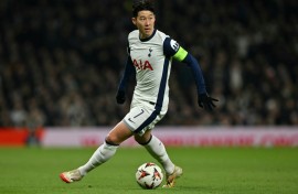 Tottenham Hotspur's South Korean striker Son Heung-min
