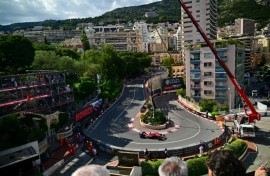Charles Leclerc masters Monaco practice