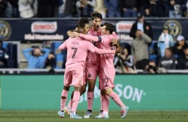 Telasco Segovia struck a stoppage time equalizer as Inter Miami fought back for a 3-3 draw at Philadelphia in MLS on Saturday.